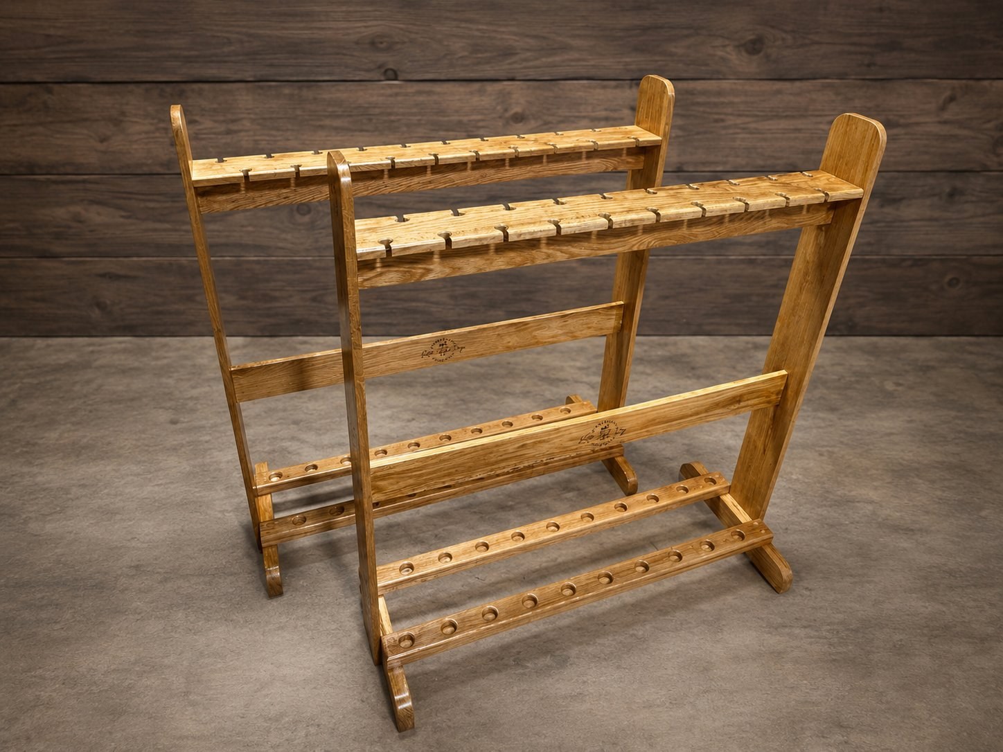 Freestanding rod display rack
