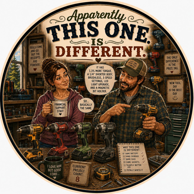 Fly tying humor sticker